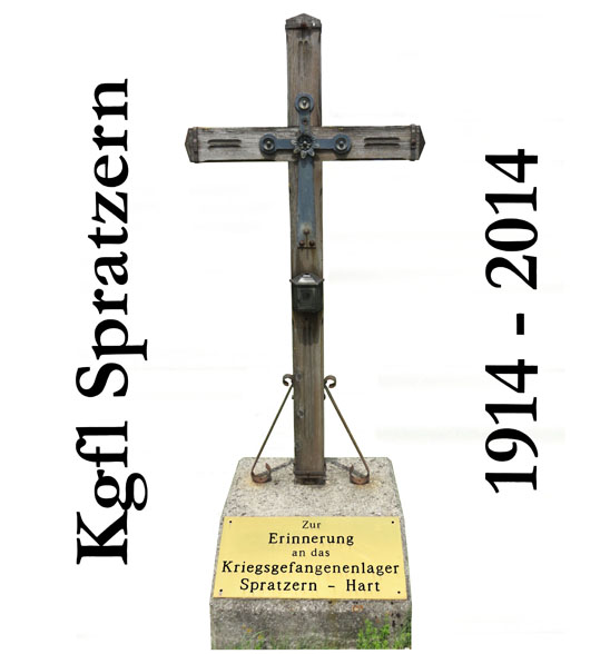 PM2: Kreuz mit Erinnerungstafel ( steht heute an der Mariazeller Bundesstraße Richtung Wilhelmsburg bei der Abbiegung zum Russenfriedhof )