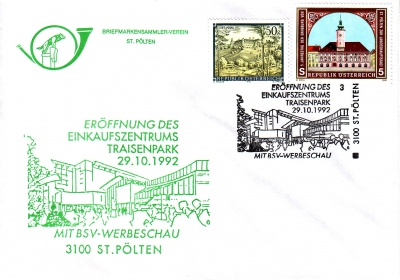 1992 1.-EUR EKZ Traisenpark 29.10