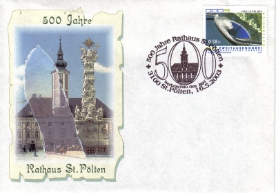 2003 A6 1,50EUR 500 Jahre Rathaus