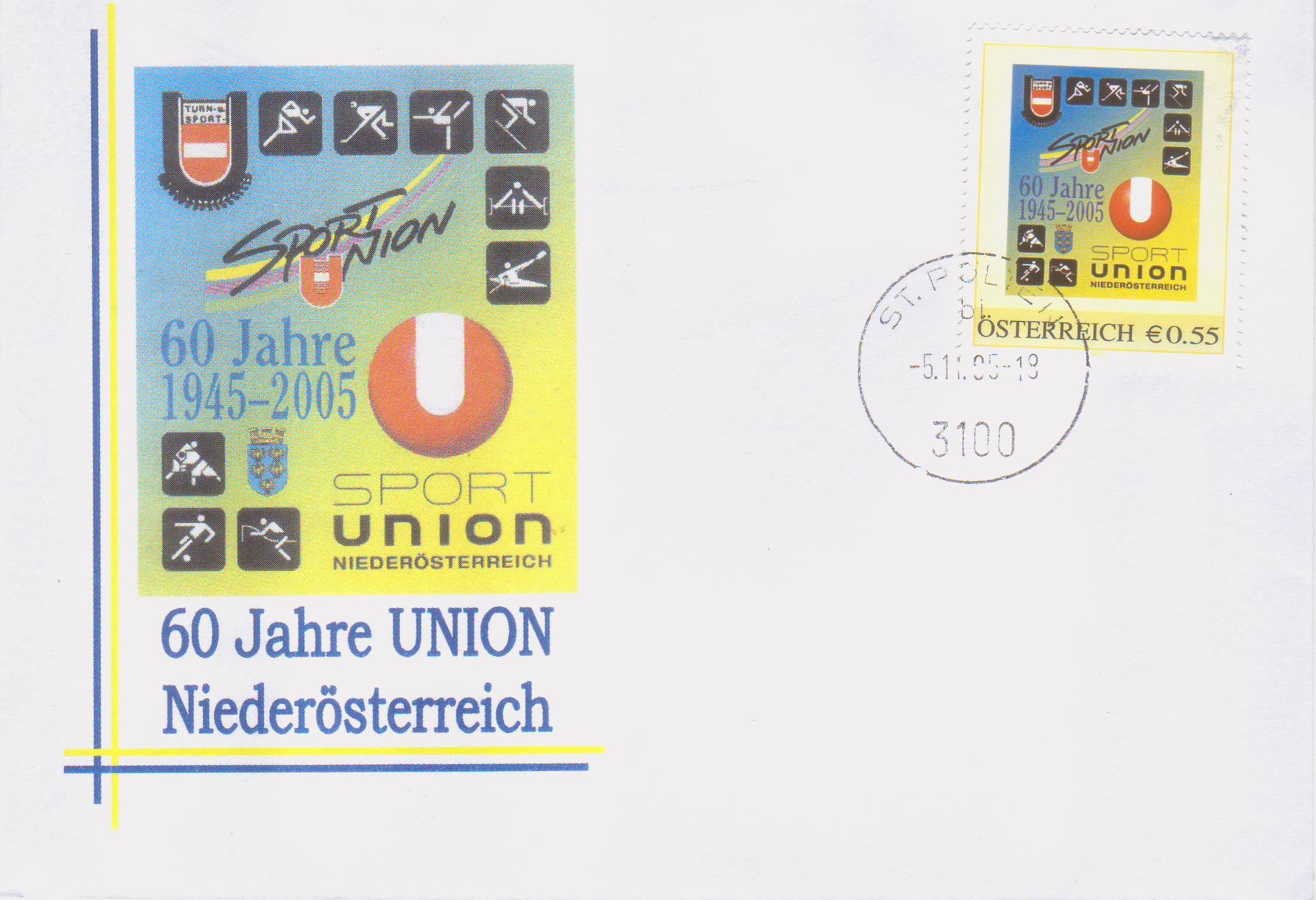 2005 3.-EUR 60 Jahre Sportunion