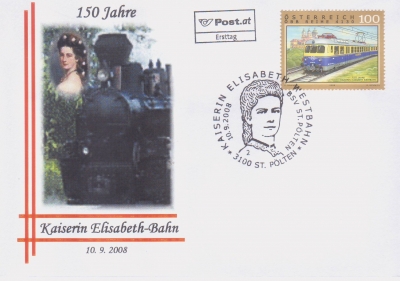 2008 2.-EUR 150 J.Ks.Elisabethbahn