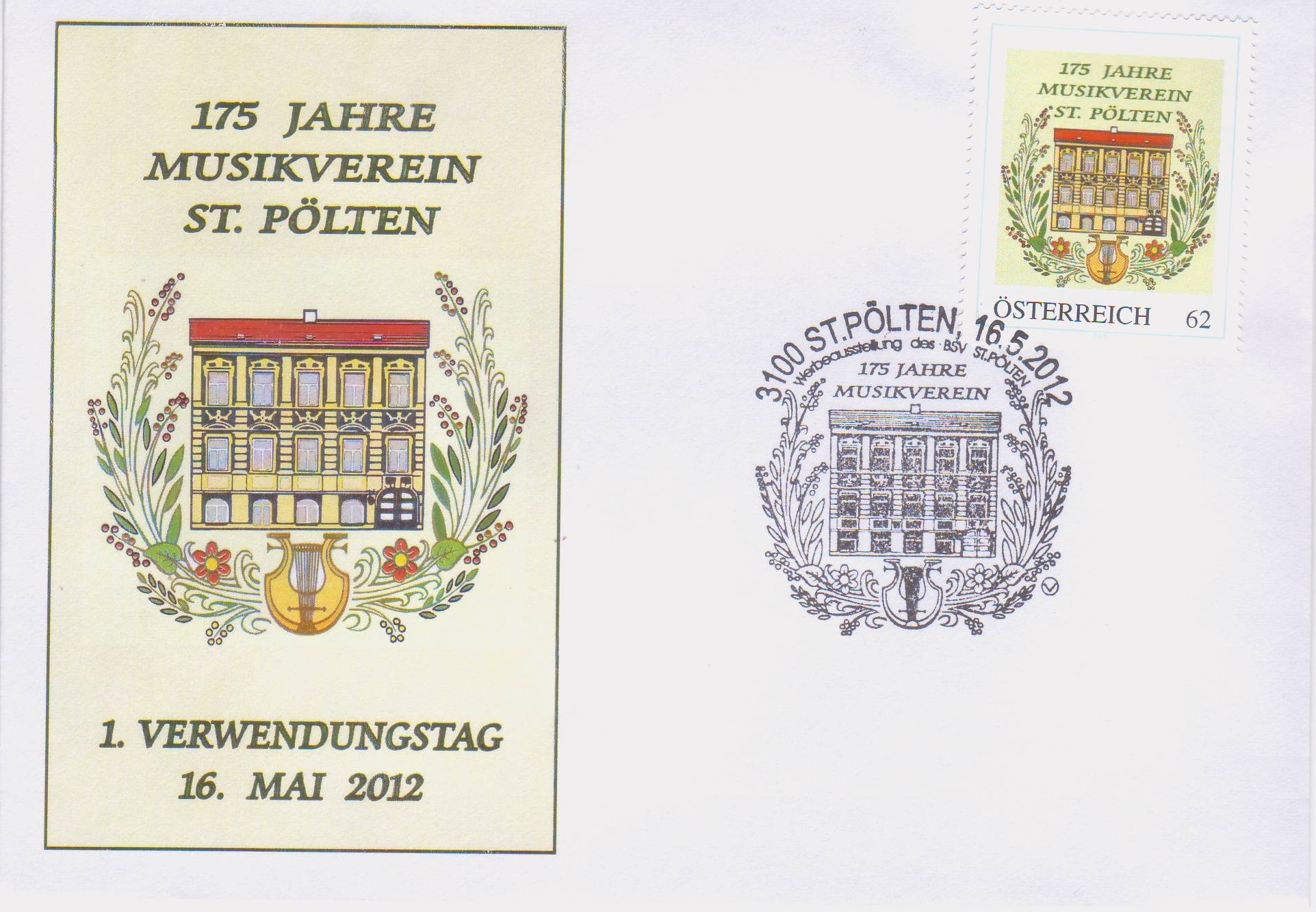 2012 3.50EUR 175 Jahre Musikverein