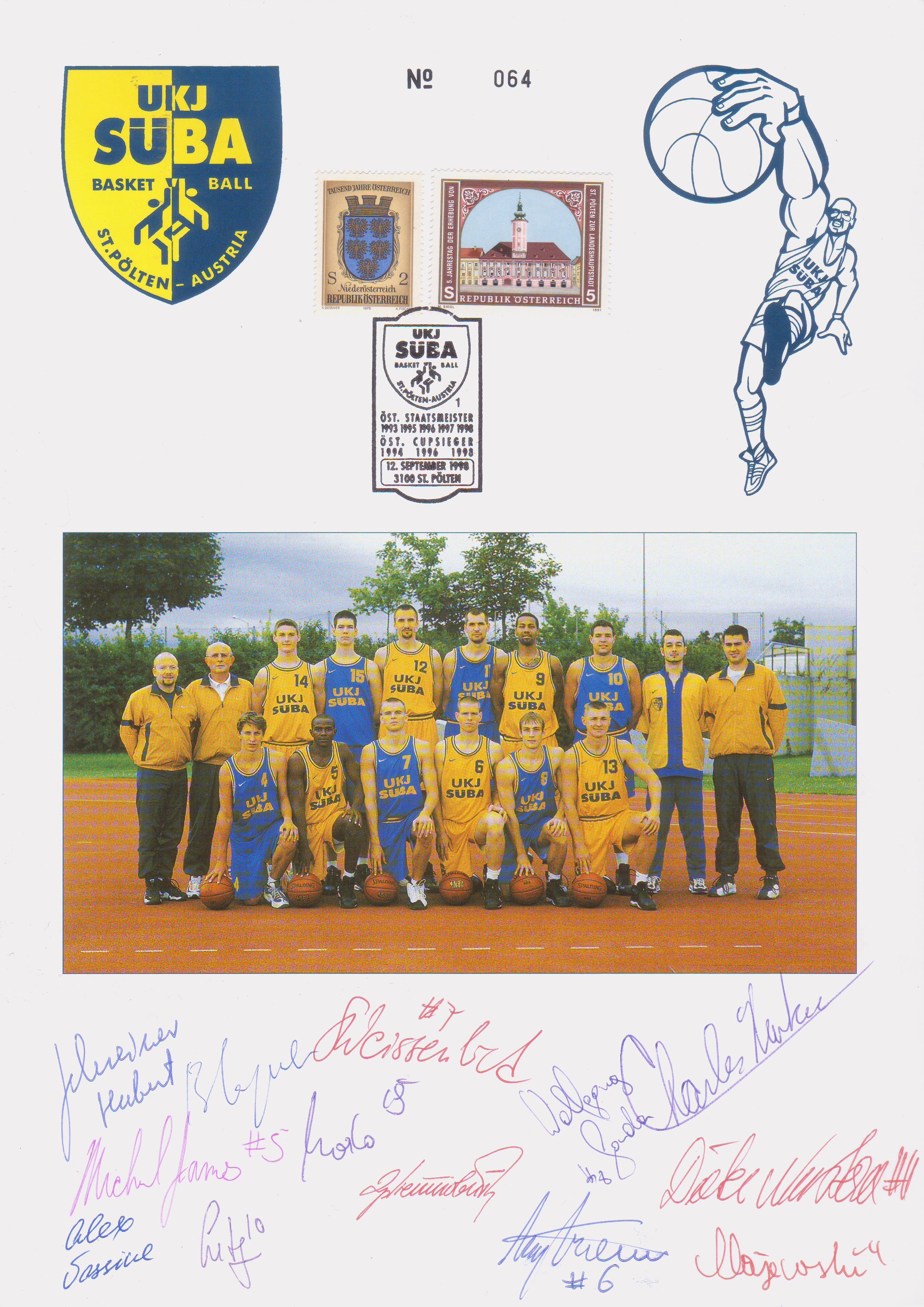 1998 4.-EUR UKJ SUEBA Basketball