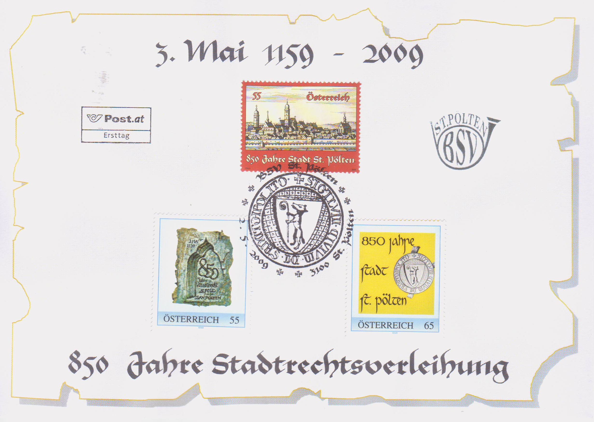 2009 7.-EUR 850 Jahre Stadtrecht