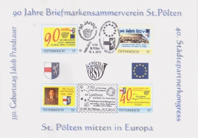 2010 7.-EUR 90 Jahre BSV St.Poelten